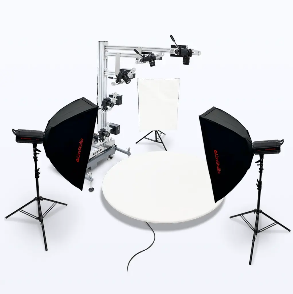 ortery-multiarm-3000-with-turntable-and-lighting.webp