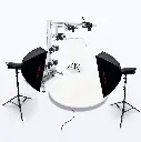 ortery-multiarm-3000-with-turntable-and-lighting.webp
